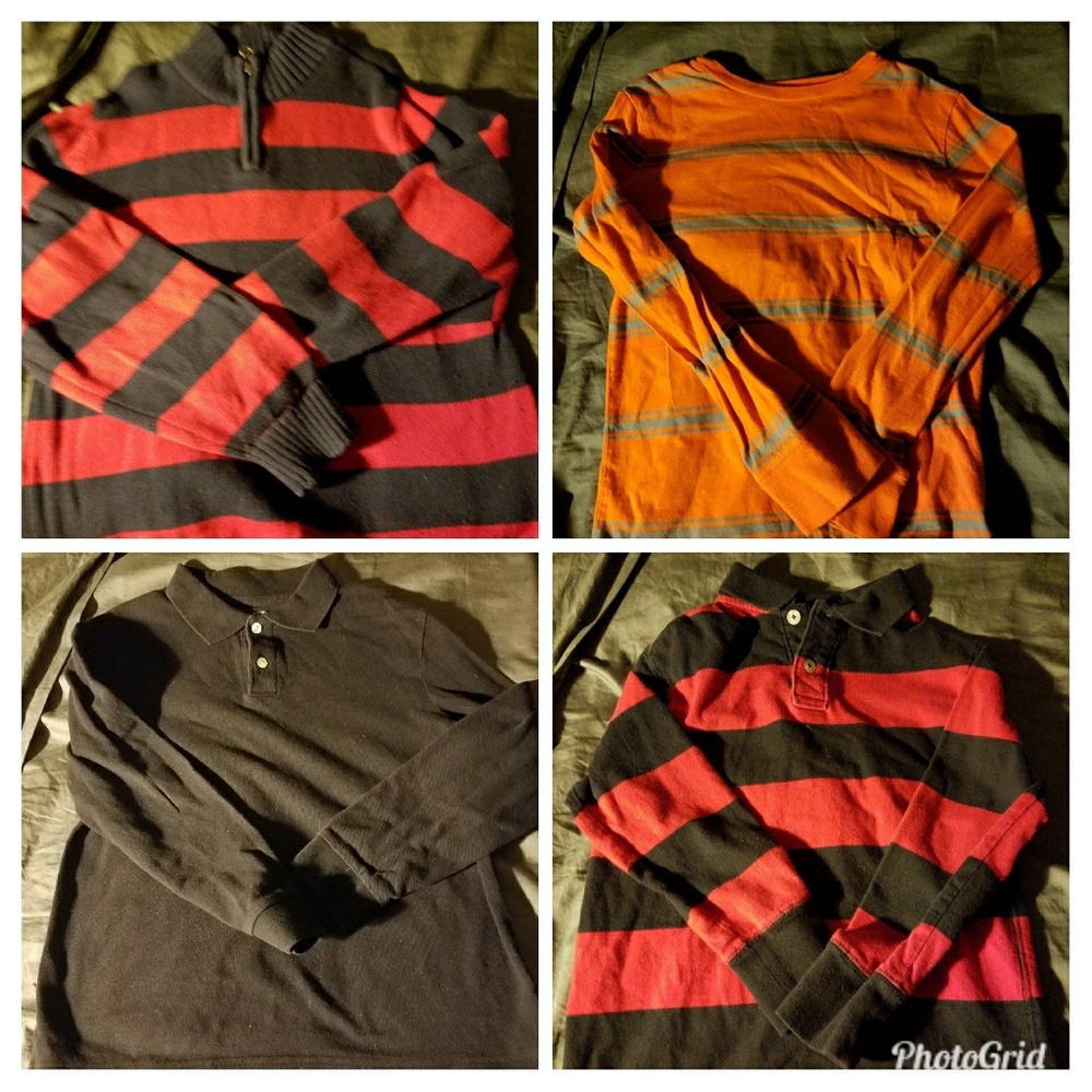 Boys 8/10/12 Old Navy, Osh Kosh shirt bundle